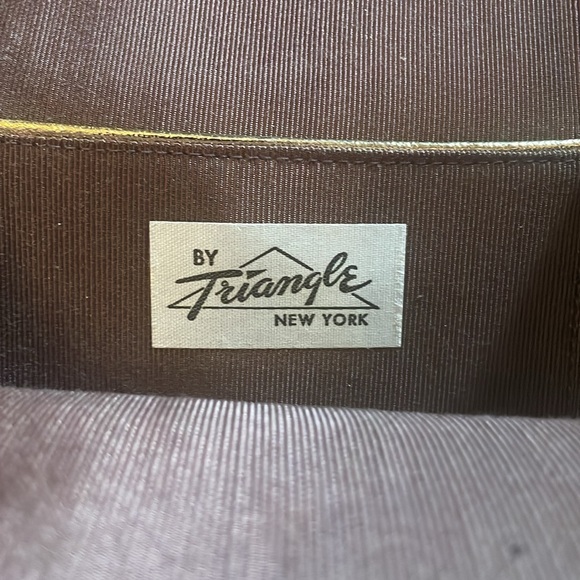Vintage Triangle New York Suede Frame Purse🖤 - Picture 12 of 12